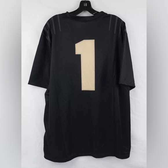 NWT [Nike] Purdue Boilermakers #1 NCAA Black/Gold Football Jersey Men’s Sz XL - Picture 5 of 6